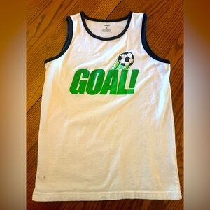 Carter’s Boys’ Soccer Tank Top - White